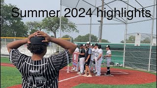 Kaleb Vidal Baseball Summer 2024 highlights [upl. by Adnilrev981]