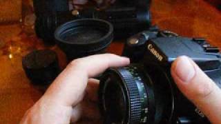 Old M42 Lenses On Canon EOS 350D  Digital Rebel XT [upl. by Nicholas]