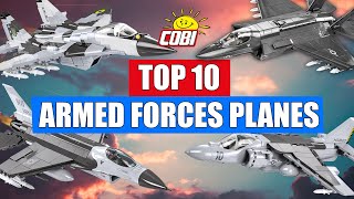 Best COBI planes from Armed Forces series  TOP 10 Ranking based on fan votes [upl. by Federico314]