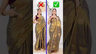 How to fix your open pallu perfectlysareedraping fashion [upl. by Polito558]