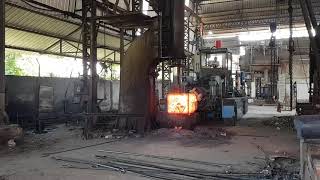 CRATUS Mobile Forging Manipulator Forging 7 Ton INGOT [upl. by Narad147]