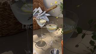 Our goto summer cocktail Lavender Lemon Drop 🍋✨ homedecor diningroomdecor cocktailrecipe [upl. by Siri450]