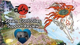 Okami HD  Steam Controller Support Review [upl. by Eecyaj]