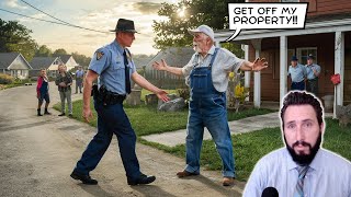 Cop ATTACKS 76YearOld Man Who Tells Him to LEAVE [upl. by Meg]