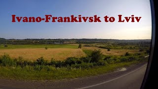 IvanoFrankivsk to Lviv ІваноФранківськ  Львів 2023  Ukraine [upl. by Ielirol346]