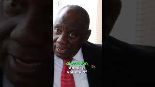 Cyril Ramaphosa has met South African Born Elon Musk  southafrica [upl. by Aidyl994]