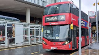 FRV  Stagecoach London SN66 WRX 12534  388 London Bridge  Stratford City [upl. by Ymij]