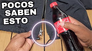 ¡No uses la Cremallera Rota con 1 botella de Coca Cola soluciona eso [upl. by Drawyah56]