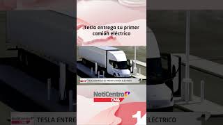 Tesla entrega su primer camión eléctrico [upl. by Ahtelra]