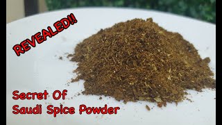 Arabian Spice Mix Recipe For Kabsa  Mandi  Saudi Spice Recipe By Foody Blend [upl. by Ede]