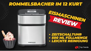 ROMMELSBACHER Eismaschine IM 12 Kurt Review [upl. by Lyred]