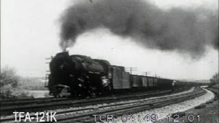 Steam Locomotives In Action on the Pennsylvania 1954 [upl. by Kiefer562]