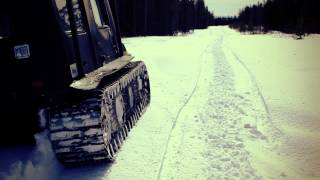 ARGO vs Snowmobile in deep snow  Pioneer Offroad [upl. by Remo]