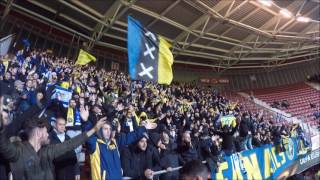 Maccabi Fanatics  Alkmaar Away 201016  אלקאמר חוץ [upl. by Lekar17]