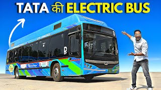 Tata की new Electric bus 😍🔥 Detailed Review [upl. by Llerot]