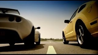 Lotus Exige vs Ford Mustang  Top Gear [upl. by Rhonda]