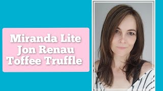 Miranda Lite  Jon Renau  Toffee Truffle Wig Review wig hair wigreview brunette lowdensity [upl. by Mcneil987]