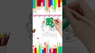 🦚 Como desenhar pintar e colorir frutas  Desenhos animados  Desenho fácil  95 [upl. by Glendon]