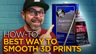 The BEST Way to Smooth 3d Prints [upl. by Aennaej]