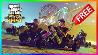 GTA 5 Online The Cayo Perico Heist DLC Update  SPECIAL FREE CAR Rare Vehicle GIFT For ALL Players [upl. by Nikkie]