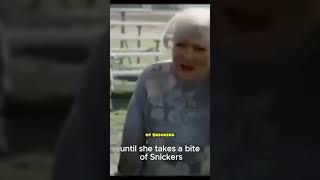 Betty Whites Hilarious Snickers Super Bowl Ad [upl. by Brown]