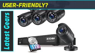 ZOSI 1080P Home Security Camera System with Advanced Features [upl. by Ecyak]