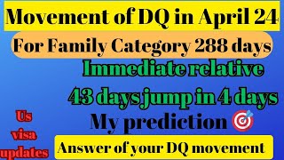 Movement of DQ in April  us visa update [upl. by Arno]