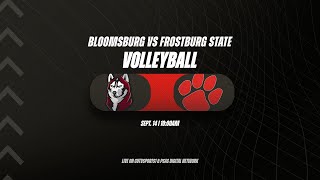 BLOOMSBURG VS FROSTBURG STATE VOLLEYBALL [upl. by Larok910]