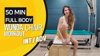 Wunda Chair Pilates Full Body Workout in 50 Minutes [upl. by Nivlek647]