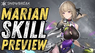 Snowbreak Containment Zone MarianRiptide Skill Preview [upl. by Lever]