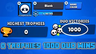 Cursed Account 0 Trophies 1k Duos Wins [upl. by Anairo]