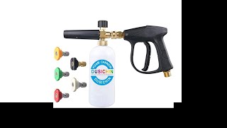 DUSICHIN DUS018 Foam Cannon Lance Pressure Washer Nozzle Tip Spray Gun 3000 PSI Jet Wash [upl. by Chloe]