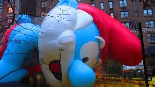 Macys Thanksgiving Day Parade Balloon Inflation Viewing 2013 [upl. by Pettit]