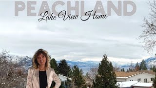 house for sale in Peachland near Kelowna BC lake view [upl. by Nylhsa188]