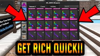 HOW TO GET RICH QUICK IN MURDER MYSTERY 2 WORKING 2022 TIPS AND TRICKS ROBLOX [upl. by Vassar]