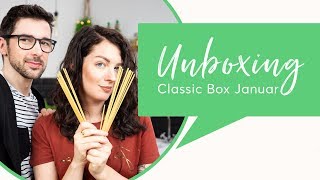 brandnooz Classic Box Januar UNBOXING mit Silvi Carlsson und Tommy Toalingling [upl. by Sirovaj]