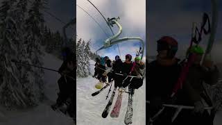 New Ski Lift HUGE Bounce on Emergency Stop [upl. by Llednik335]