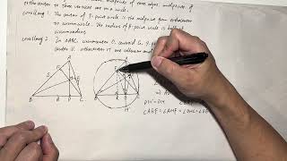 Olympiad Geometry 9point Circle Theorem First Half [upl. by Laurance839]