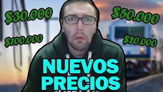 🤑 LOS NUEVOS PRECIOS de TRENES ARGENTINOS  ¿ESTÁN INFLADOS 🤑 [upl. by Neerod968]