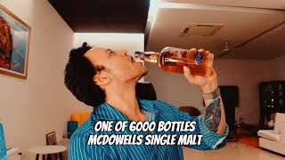 McDowells Single Malt Review 6000 Bottles Only [upl. by Afra]