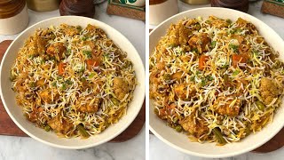 Veg Dum Biryani Recipe  वेज बिरयानी  Restaurant Style Veg Biryani  Lunch Recipes [upl. by Compton]