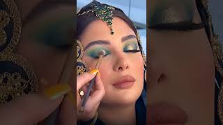 Arabian bridal makeup tutorial makeup bridal cosmetics eyemakeup hudabeauty paccosmetic yt [upl. by Meilen]