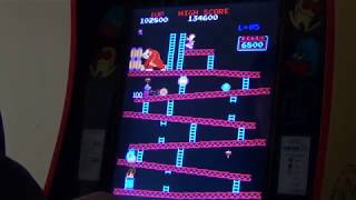 Arcade1up  Donkey Kong  modded with PlayStation classic amp retroarch [upl. by Paige]