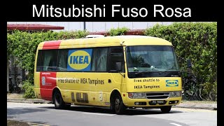 Mitsubishi Fuso Rosa  IKEA Tampines Shuttle [upl. by Enovaj633]