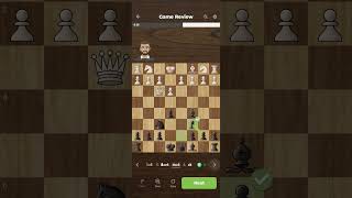 I premoved castling by accident and got a brilliant move chess shorts [upl. by Zane]