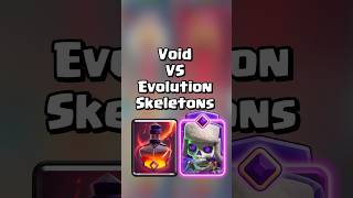 Voids🚨VS Evolved Skeletons💀 clashroyale shorts [upl. by Darrell]