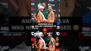 Anderson Silva was not impressed with the Face off antics between Neeraj Goyat and Whindersson Nunes [upl. by Ecnerolf]