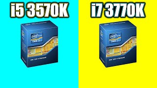 Intel Core i5 3570K vs Intel Core i7 3770K  Tested in 7 Games [upl. by Retepnhoj]