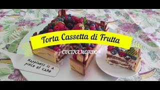 Torta Cassetta di Fruttaricetta facile e buonissima [upl. by Aynotel579]