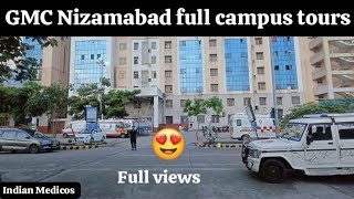 GMC Nizamabad 💪 hostel tour  campus tour  lecture hall medico telangana allenite mbbs neet [upl. by Magdau]